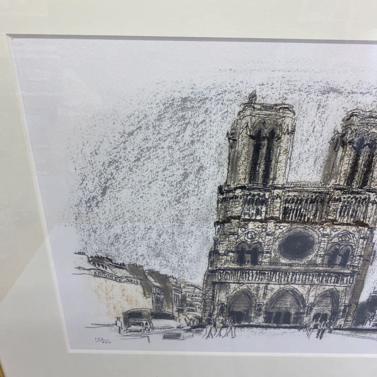 絵画 ノートルダム寺院うら