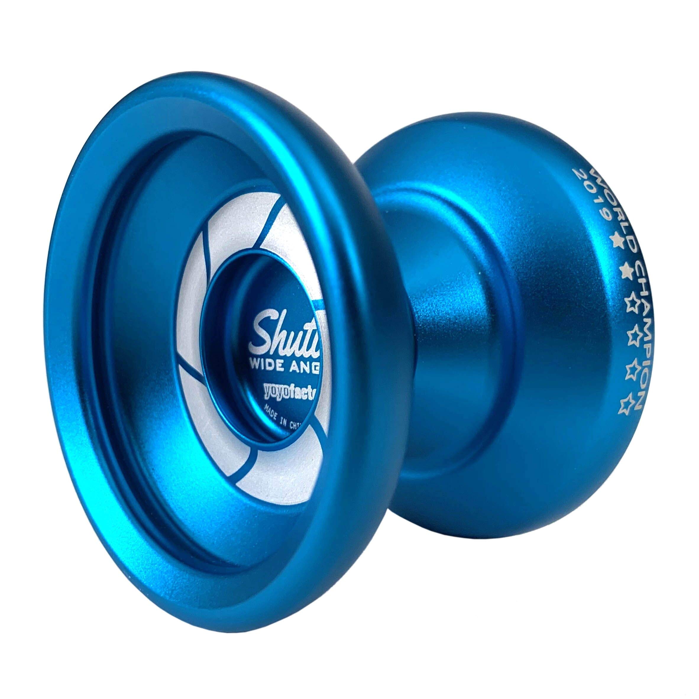 YoYoFactory World Champion Shutter Wide Angle Yoyo Color Aqua