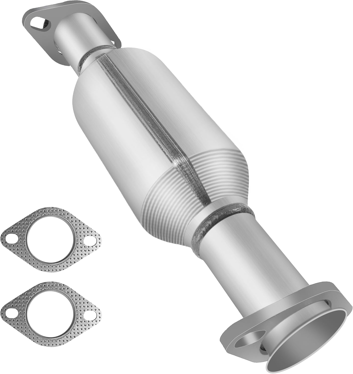 [Rear]FortunaFlow Catalytic Converter Compatible with Hyundai Tucson 2005-2008,Kia Sportage 2005-2010 2.7L 4WD FWD,Replace 16455,642065,17173,28950-37850(EPA Compliant+standard)