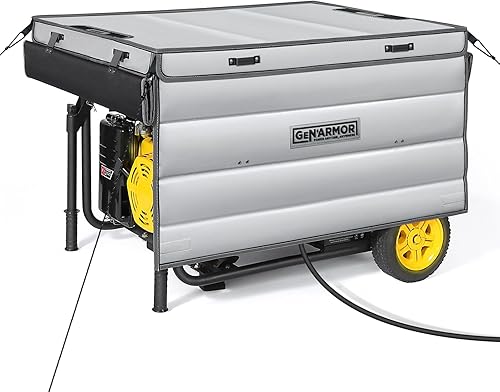 Miniatura 9 de GenArmor Cubiertas para Generadores Mientras Funcionan, Lonas para Generadores 100% Impermeables de Servicio Pesado, Carpa para Generador, Carcasa