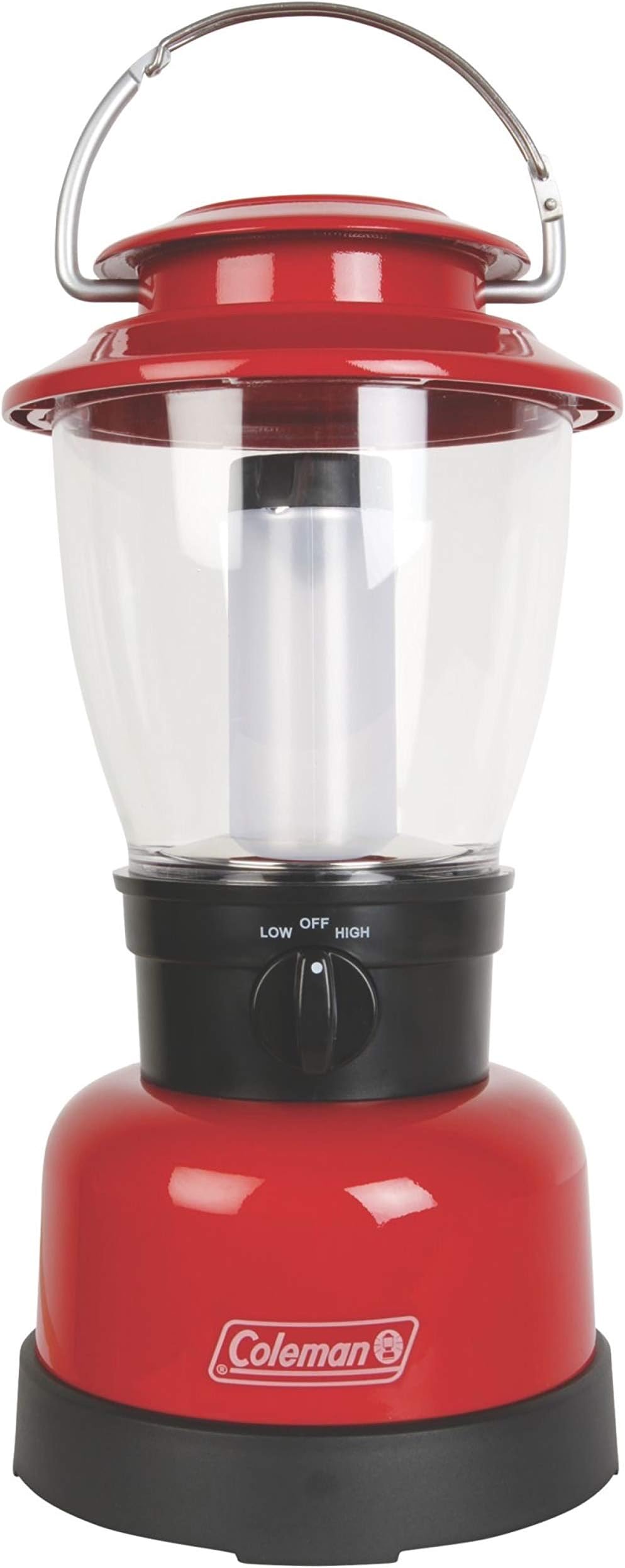Coleman 700L LED Lantern with 4D Battery, Water & Impact-Resistant Lantern with Carry Handle, Lifetime LED Lights Never Need Replacing