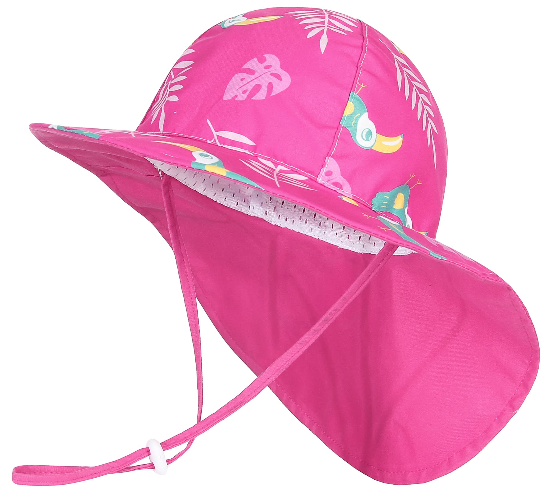 GEMVIE Sombrero Playa Bebe ala Ancha Protege Sol Verano Niña Gorra Viaje/Aire Libre,Estampado Floral Pescador Sombrero