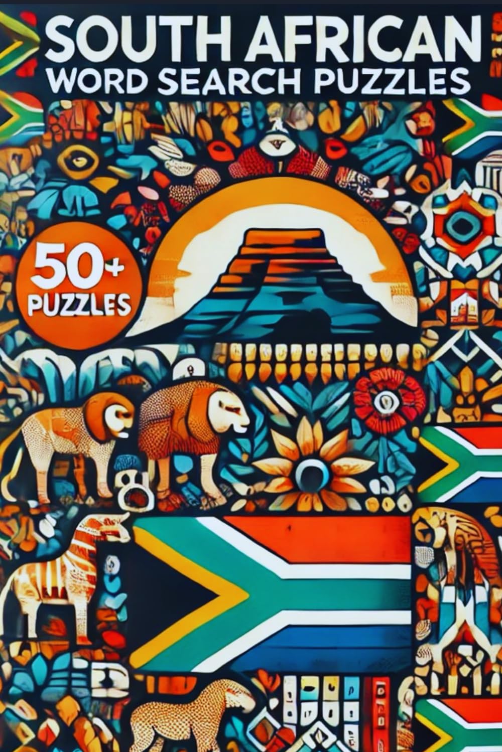 South African Word Search Book: Word Searches with Easy to Read Print about South Africa, South African Destinations and South African Travel ... Gift for Vacations, Holidays