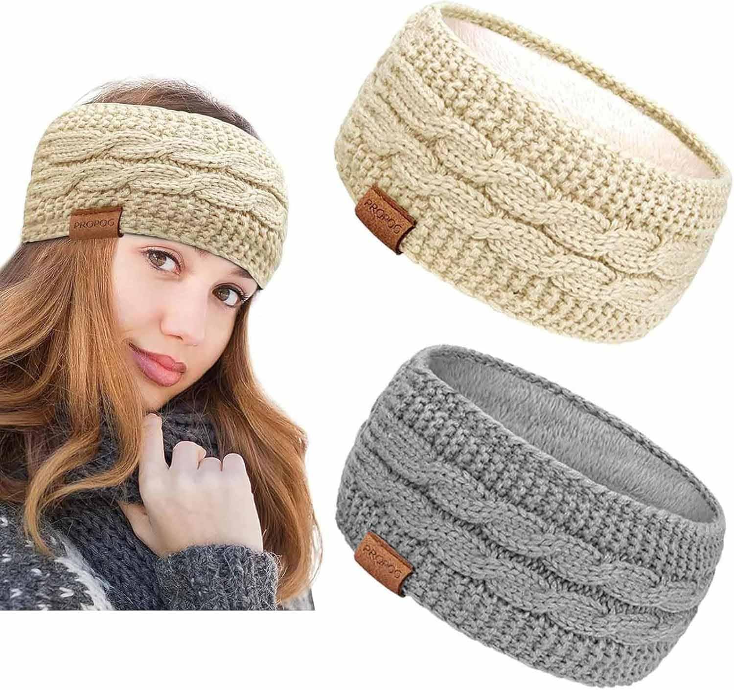 Scaldaorecchie Invernale Donna Lavorato A Maglia - Fascia Per Capelli