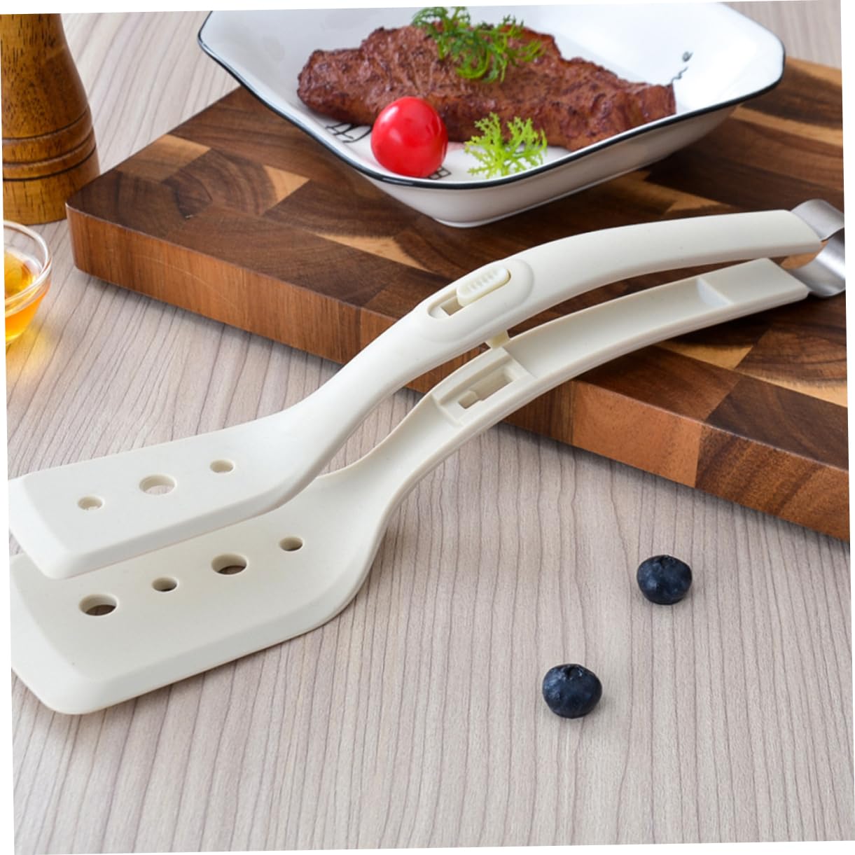 IMIKEYA 5stücke Silicone Spatula Tongs Hochtemperaturbeständige -küchenzange Mit Rutschfestem Griff Für Sicheres Grillen Und Kochen Für Bbq Und Steakzubereitung