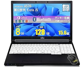 中古ノートパソコン 富士通 AH47/W Windows11+office 中古ノートパソコン 富士通 AH47/W Windows11+officeの通販 by