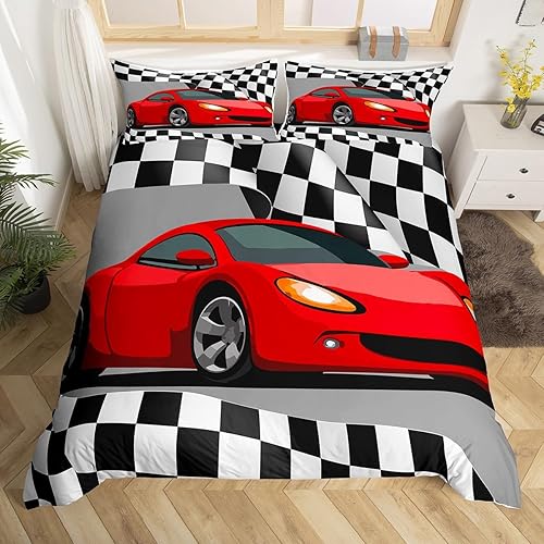 Miniatura 26 de Feelyou Juego de ropa de cama deportiva para niñas, niños y niños, funda de edredón de fútbol, juegos temáticos deportivos, juego de funda de Multi