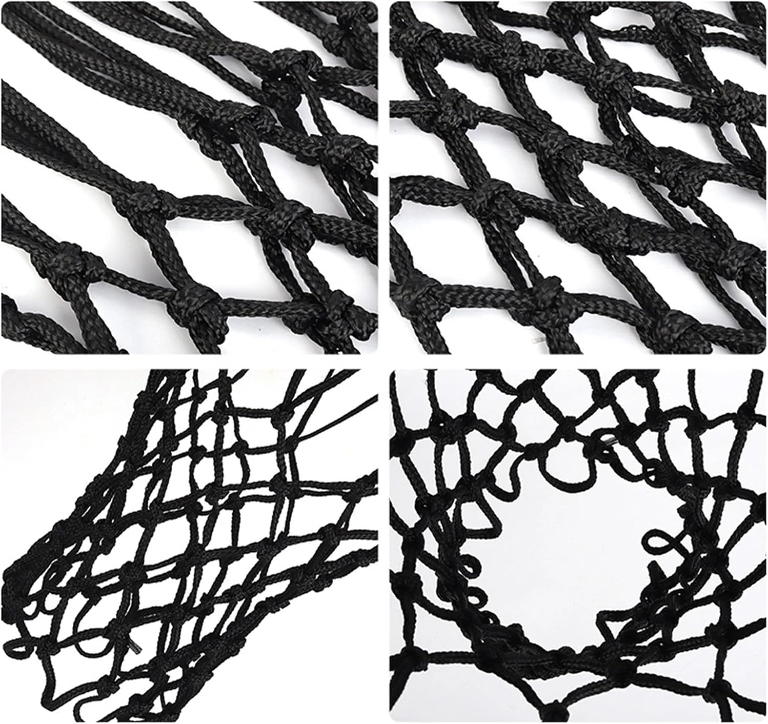 Basketball Net 2Pcs Basketball Net for Club Outdoor Gym Court Backboard Components School Training for Outdoor Standard Basketball Hoop