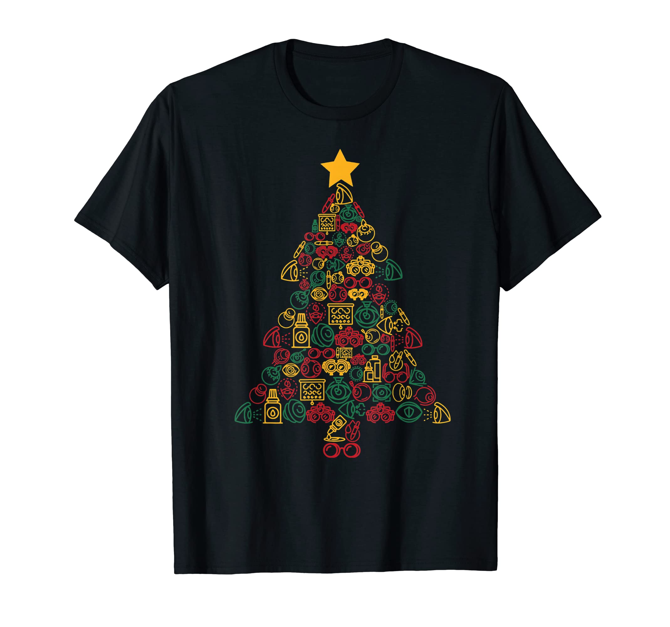 Optometrist Tools Christmas Tree Oh Optometree Optician Life T-Shirt