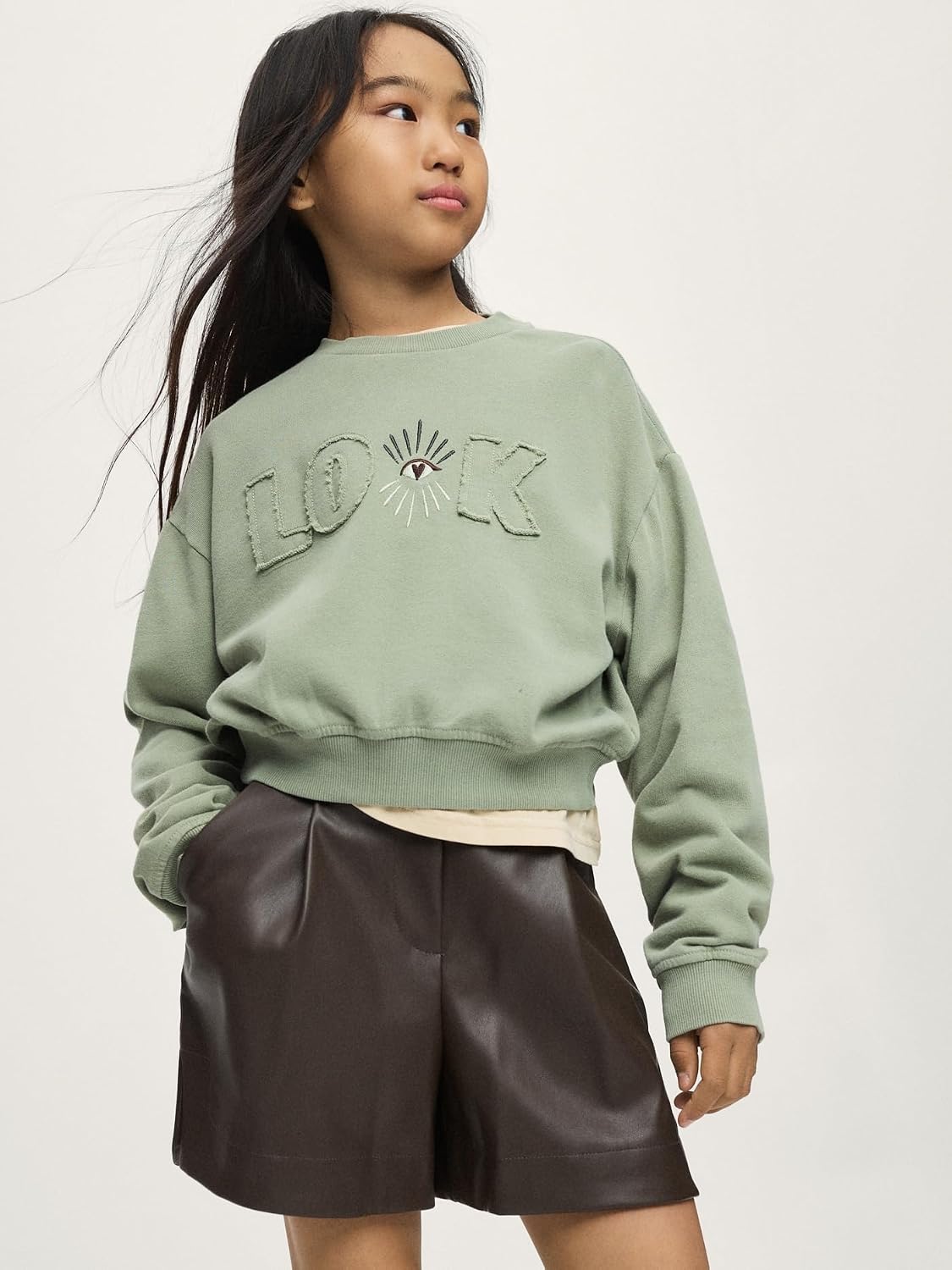 Mayoral Shorts for Girls Chocolate