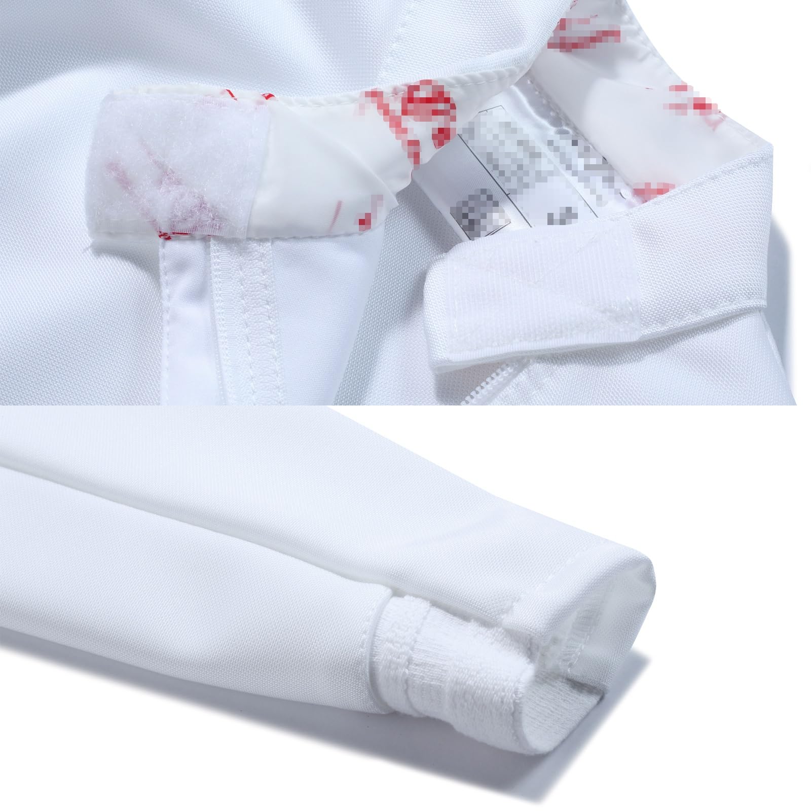 Attrezzatura da Scherma 450N, Set da Scherma Antiforatura da 3 Pezzi, Giacca, Gilet, Pantaloni, Adulti e Bambini, Fioretto(Right Hand,46#)