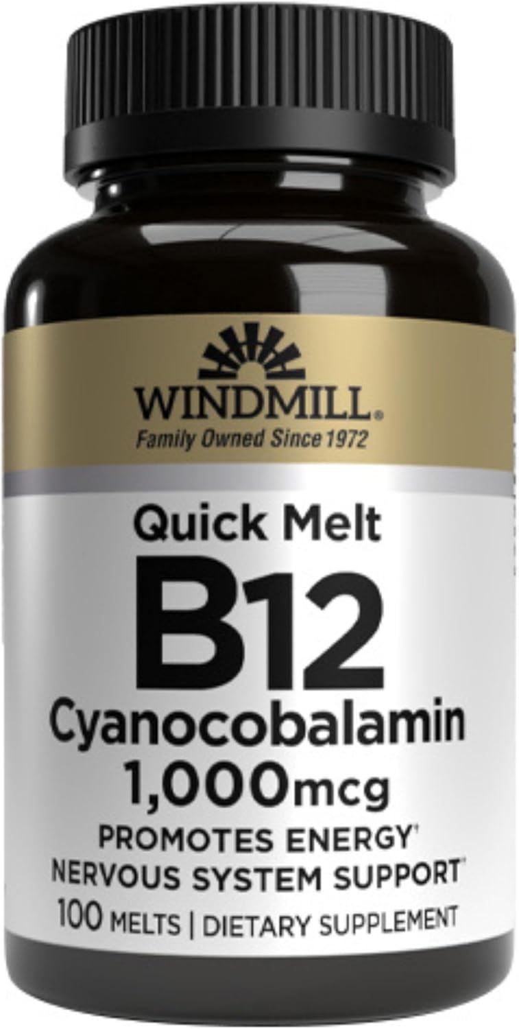 Windmill B-12 1000 Mcg Tabletas 100 Unidades