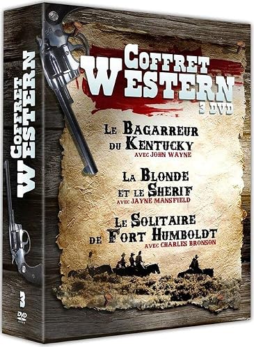 Coffret Western 3 films : Le Bagarreur du Kentucky La Blonde et le shérif Le Sol