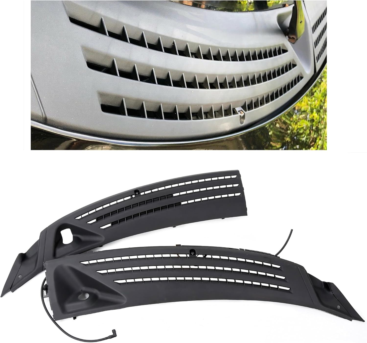 7BLACKSMITHS Windshield Wiper Cowl Cover Panel Compatible