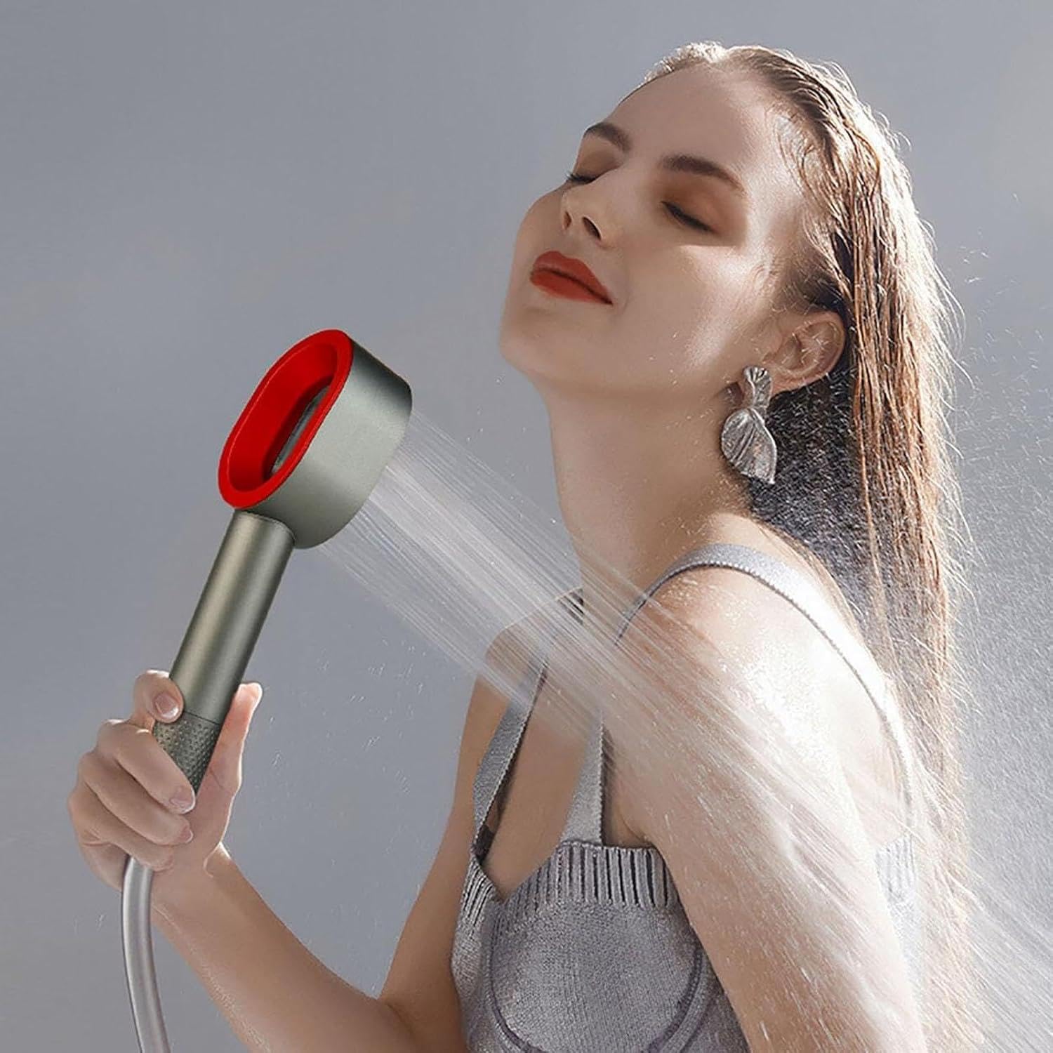 Alcachofa de ducha de alta presión con filtro antical para eliminar agua dura y cloro residual