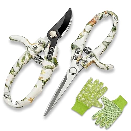 Pruning Shears for Gardening 2-Pack – 6.7" SK5 Bypass Pruner