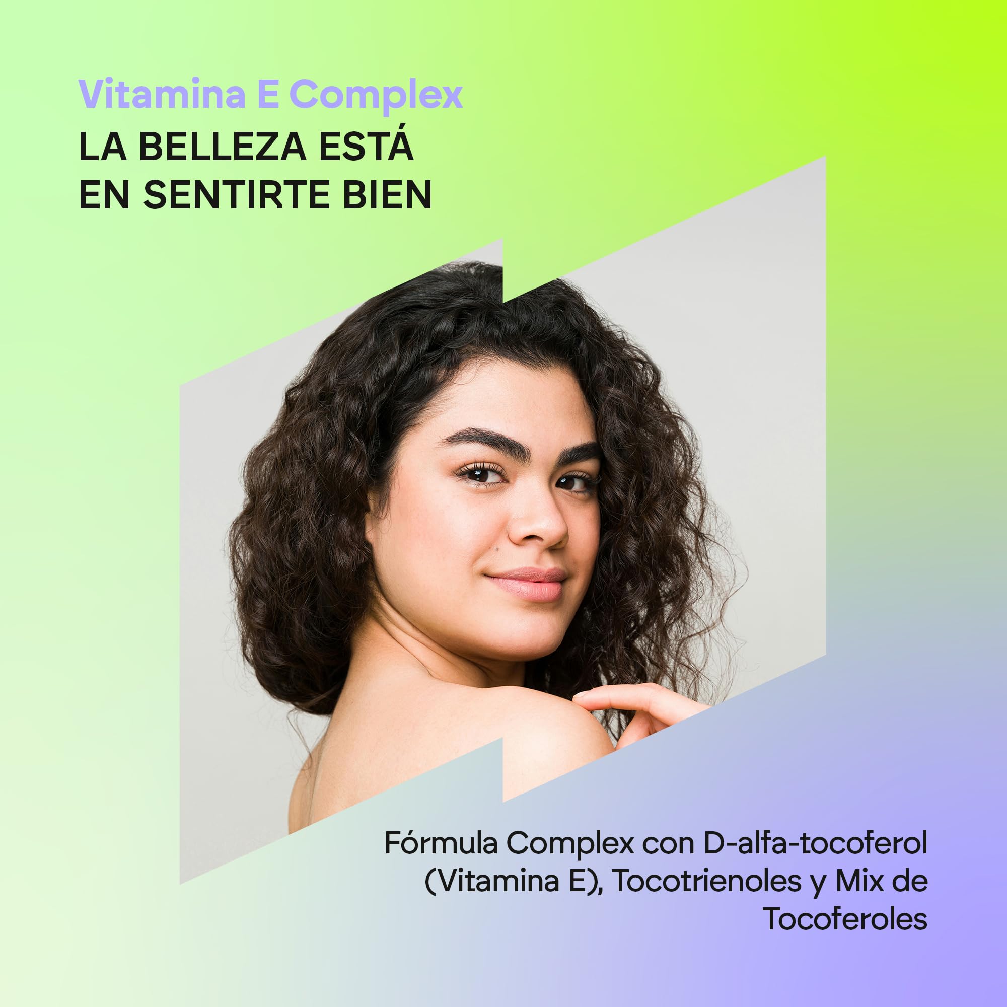 Vitamina E Cápsulas - Tocotrienoles + Tocoferoles - Antioxidante - Protege las Células del Estrés Oxidativo - 60 Softgels Vitamin E Complex Nutralie