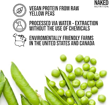 NAKED Shake - Vanilla Protein Powder - Plant Based Protein Shake with Mct Oil, NSF Certified, Gluten-Free, Soy-Free, No Gmos Or Artificial Sweeteners - 30 Servings