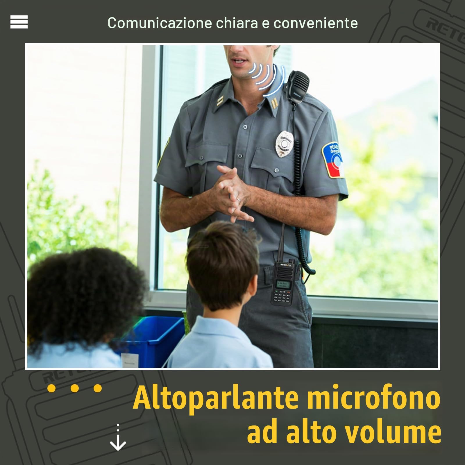 Retevis RA89 Ricaricabile Trasmittenti, Intervallo Lungo Walkie Talkie | IP68 Radioamatoriale, VFO, Batteria 2500mAh, Ricaricabile di USB A-C per il Salvataggio di Emergenza