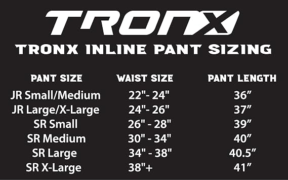 TronX Venom Senior Adult Junior Youth Inline Roller Hockey Pants
