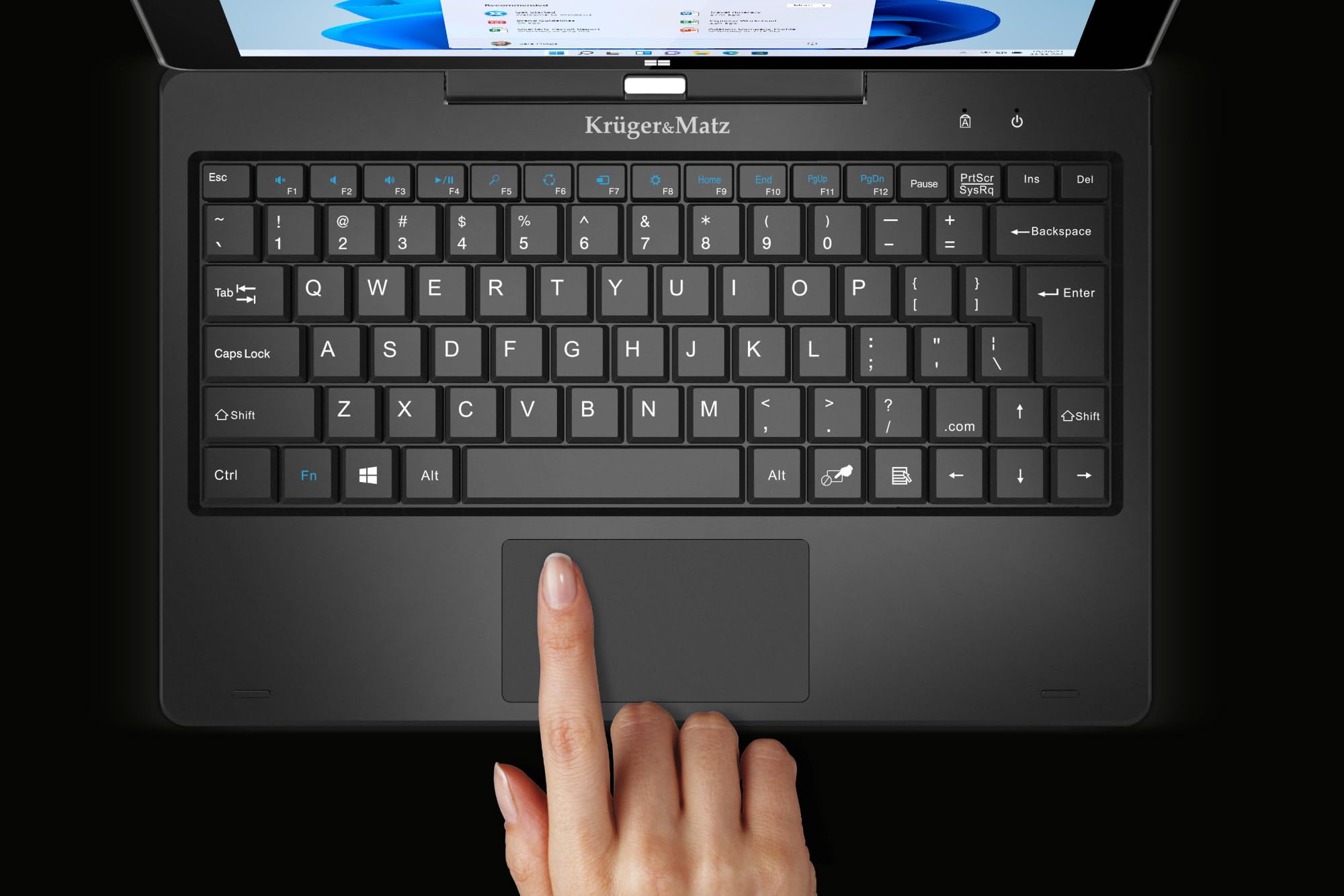 Krüger&Matz Tablet 2 in 1 EDGE 1089 Diagonale 10,1" USB 3.0 HDMI 8/256 GB Windows 11 Pro KM1089S.1