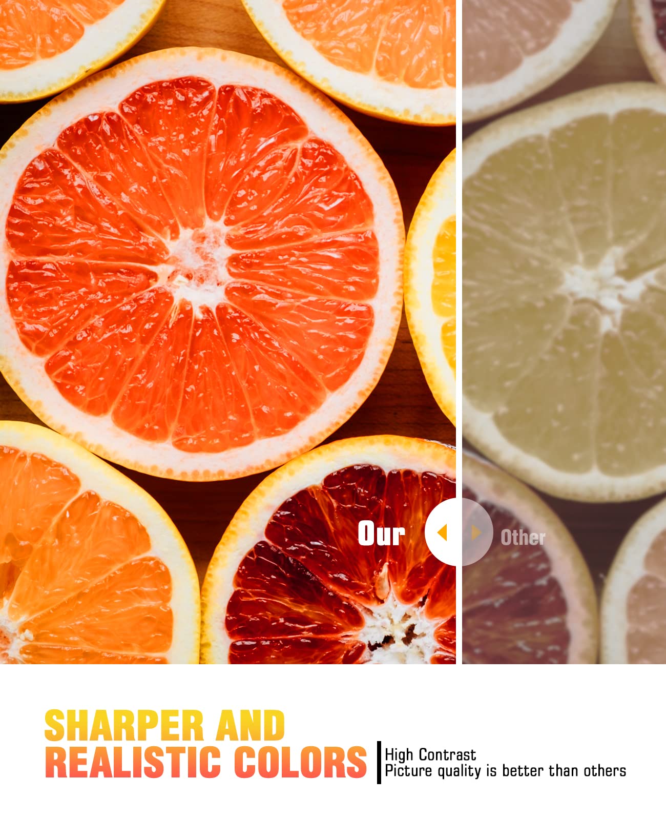 Mini Projector, 2022 Upgraded CiBest Video Projector Outdoor Movie