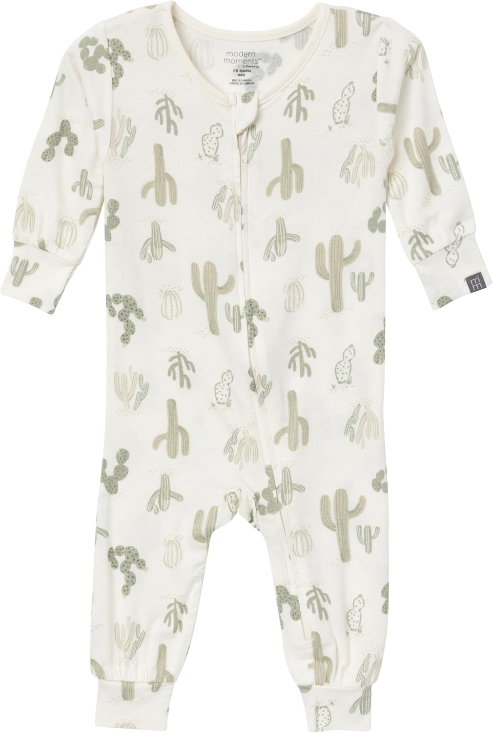 Modern Moments by Gerber Baby Viscose 2-pack Footless Tight Fitting Pajamas