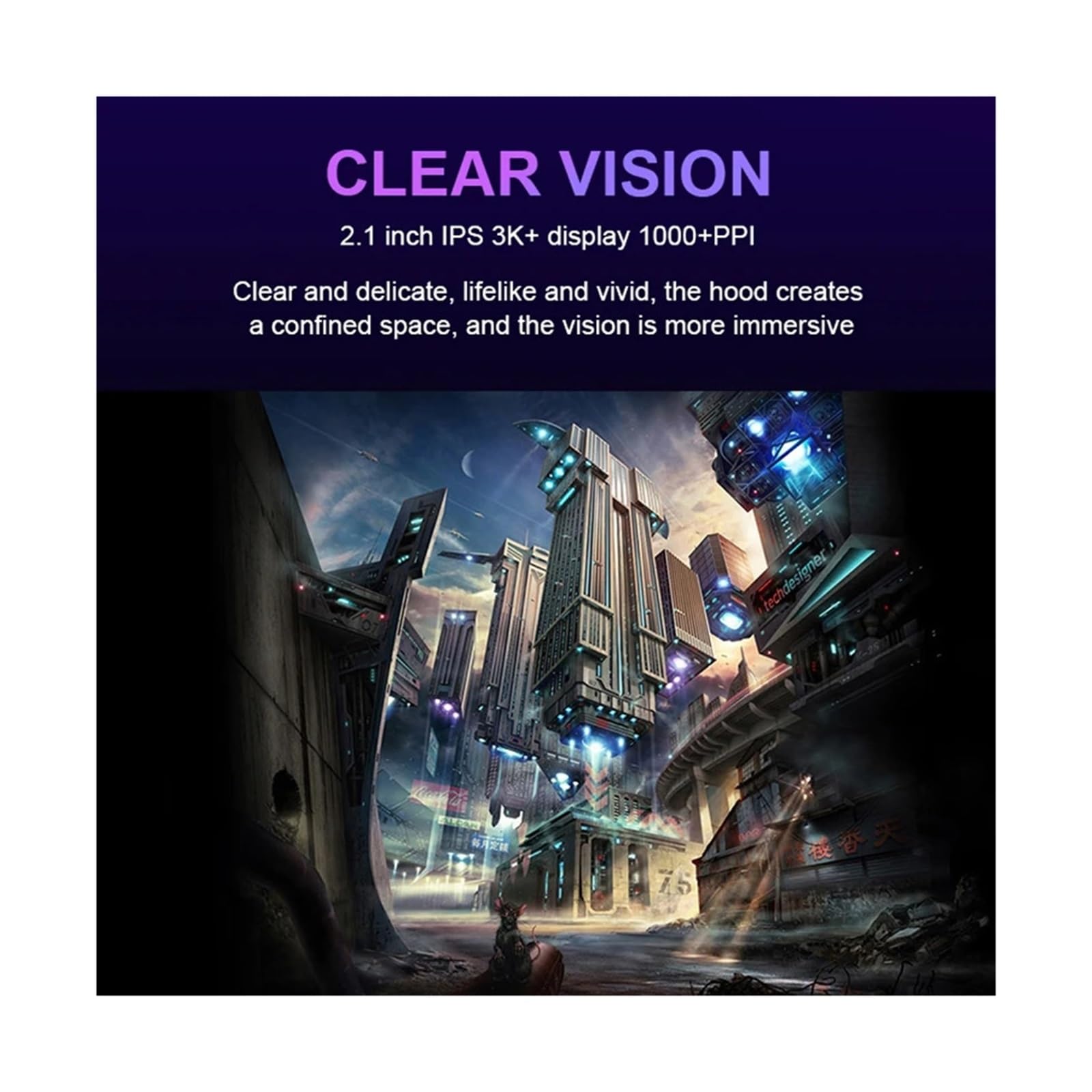 Gafas Inteligentes 3DVR de Realidad Virtual for películas y Juegos, con Pantalla Gigante de Alta definición y HDMI.