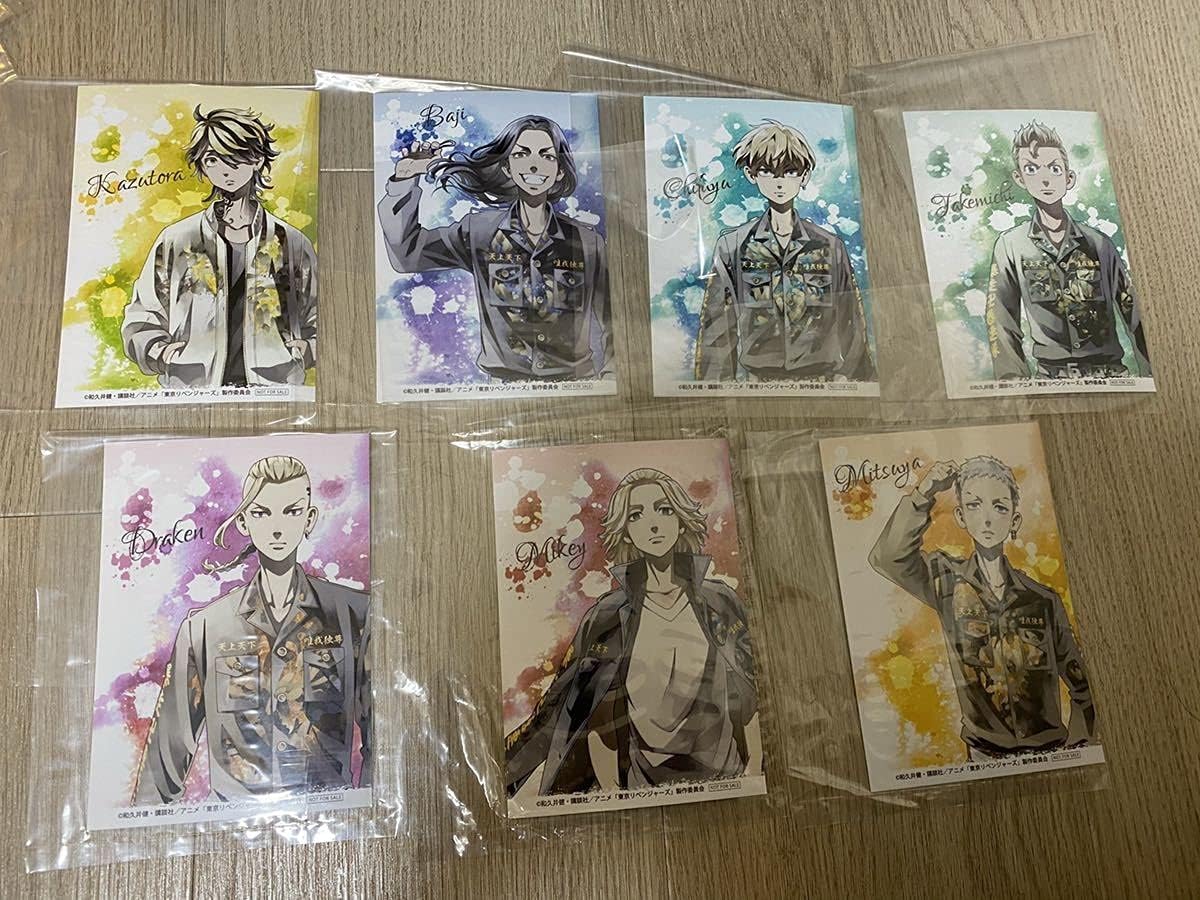 Amazon 東京卍リベンジャーズ アニメイト 特典 7種セット ブロマイド ポストカード アイドル 芸能人グッズ 通販