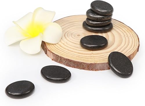 Miniatura 4 de Master Massage Toes Basalt Hot Stone Pack  Piedras faciales de belleza  Herramientas de calefacción para el cuidado de la piel  Juego de piedras de