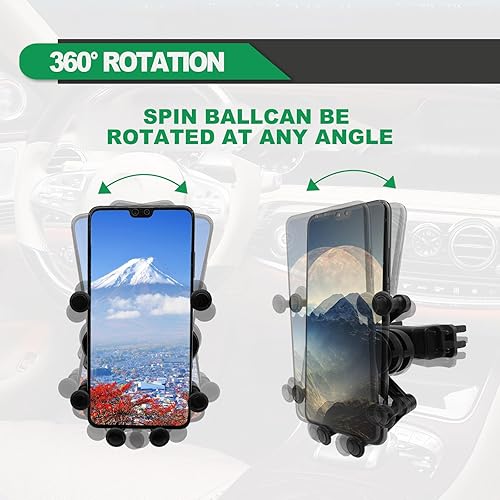 Miniatura 6 de FKRF Car Phone Holder Mount Compatible with Mercedes BenzABCES-Class, GLCGLEGLSGLBGLA-Class & Mini Cooper, Mercedes Benz Accessories Interior