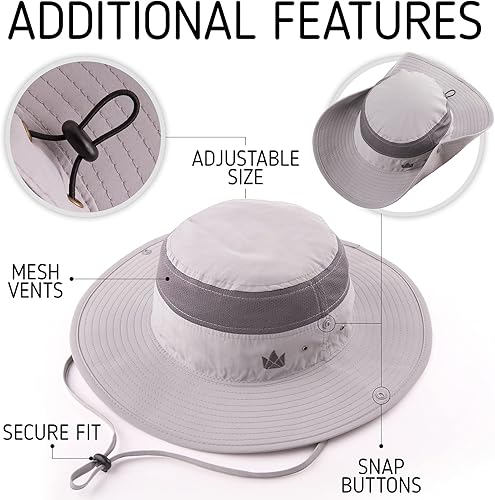 Miniatura 3 de Gorras para el sol 2 unidadesSafari Sombrero Para hombres mujeres y niños sombrero de verano de pesca jardinería