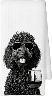 Funny Goldendoodle Gifts Kitchen Towels, Dog Kitchen Accessories, Goldendoodle Gifts for Owners, Coffee Wine Station Decor, Dog Lovers Chef Gift Decoration Tea Towel Hand Towels 16x24 Inch
