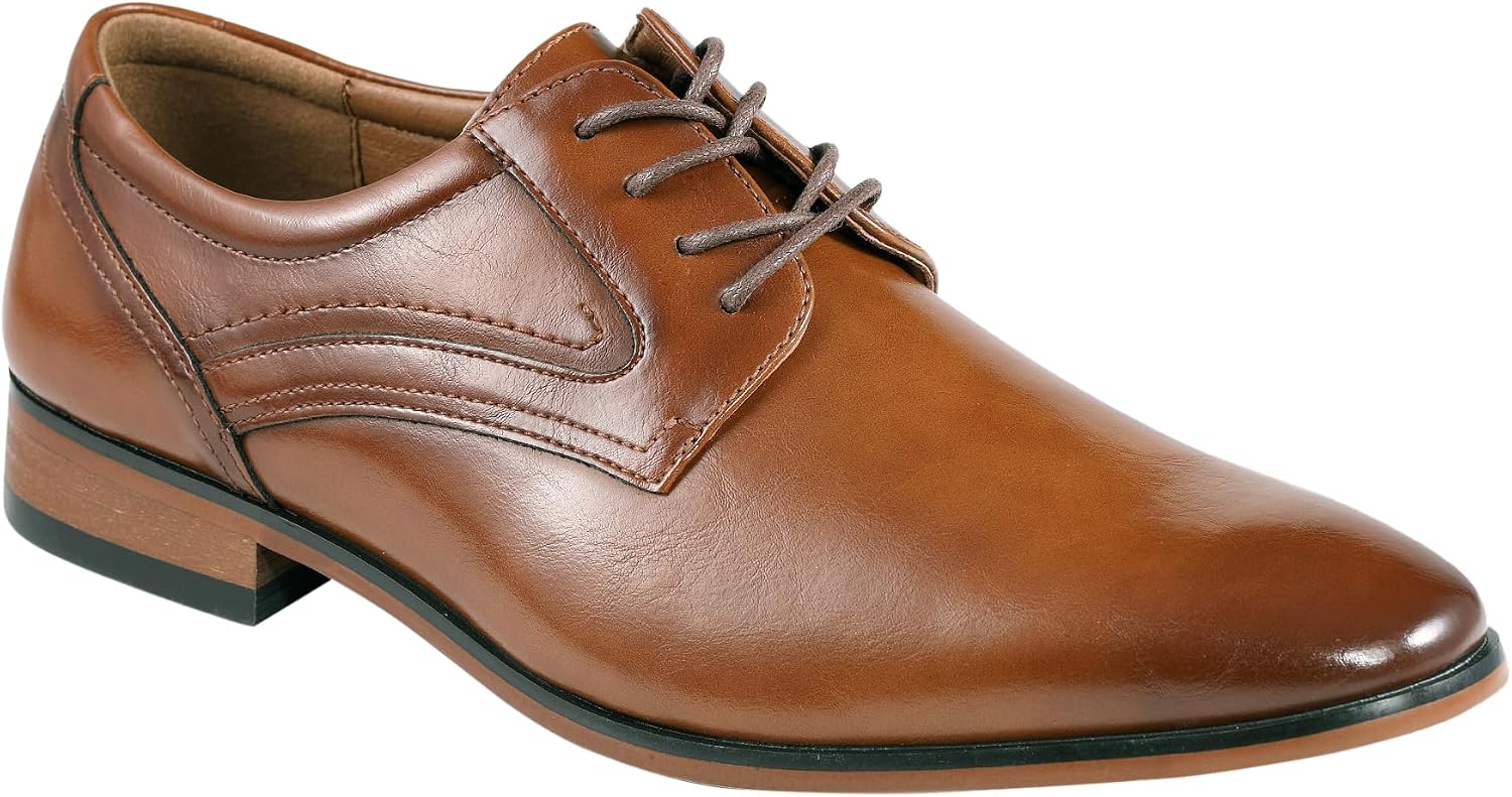 GUESS - Brandclub - Guess Men's Sameer Oxford, Medium Brown 120, 8.5