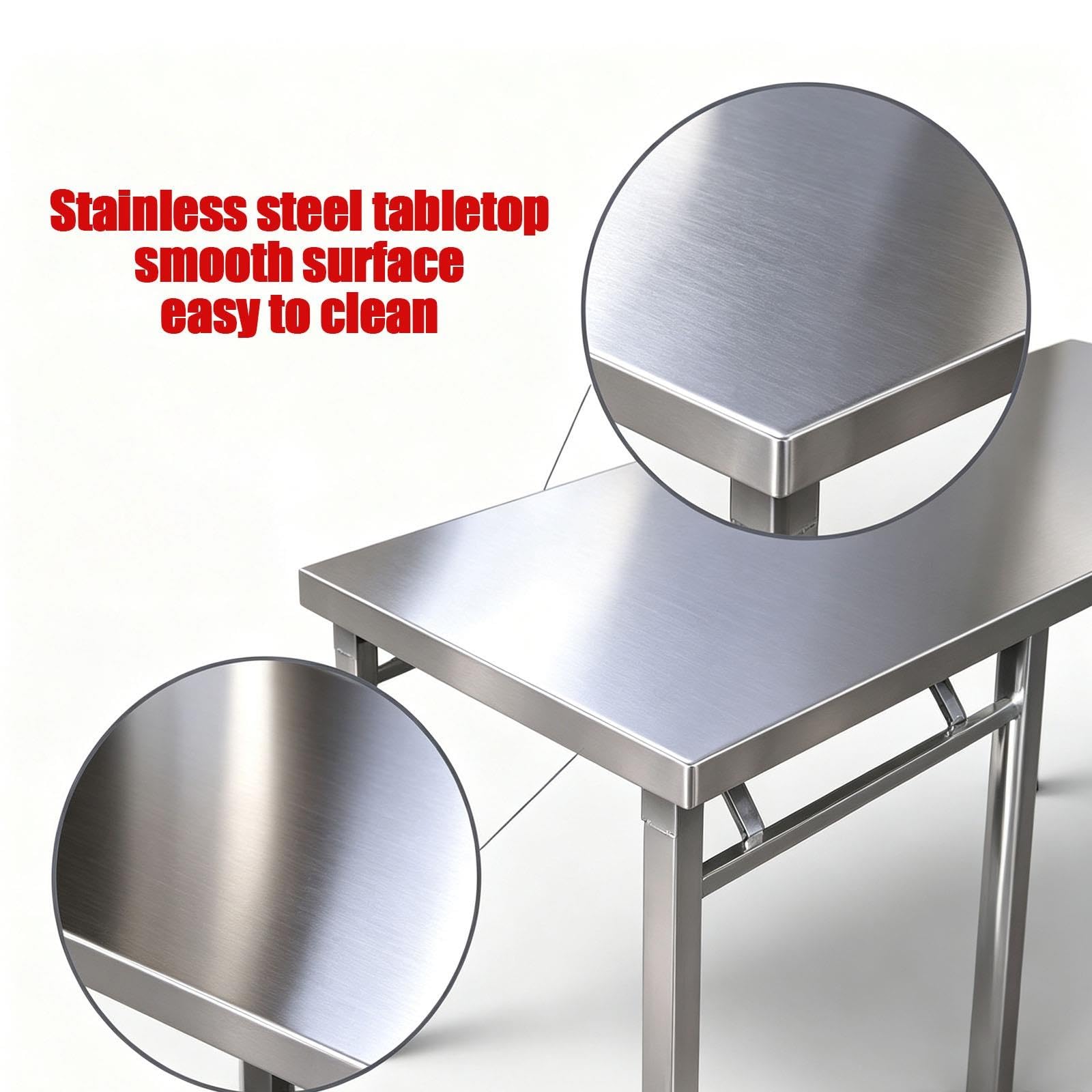 Tavolo da Lavoro, Tavolo Cucina, Tavolo Acciaio Inox