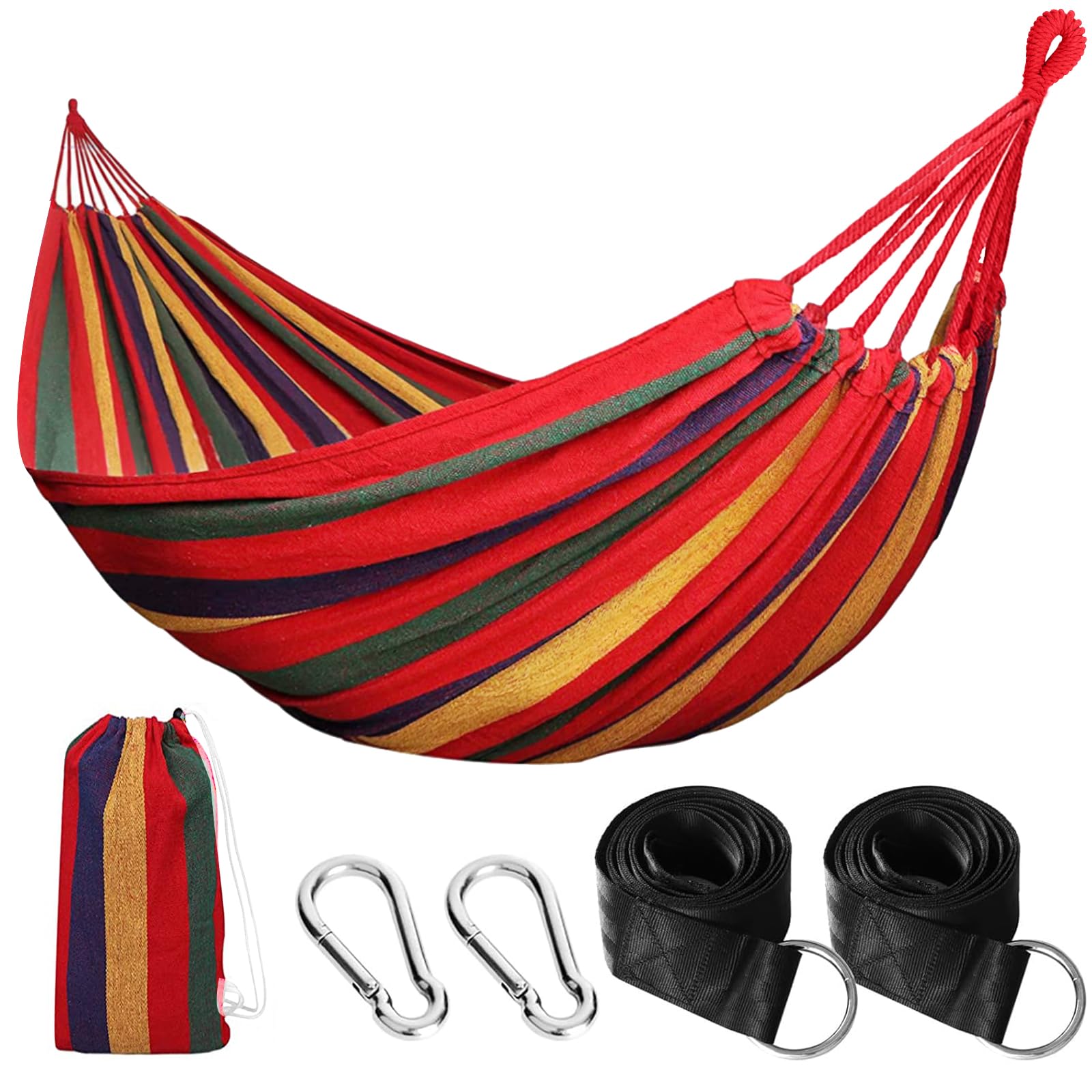 Hamac De Camping Simple Et Double Avec Moustiquaire-Filet De Cage