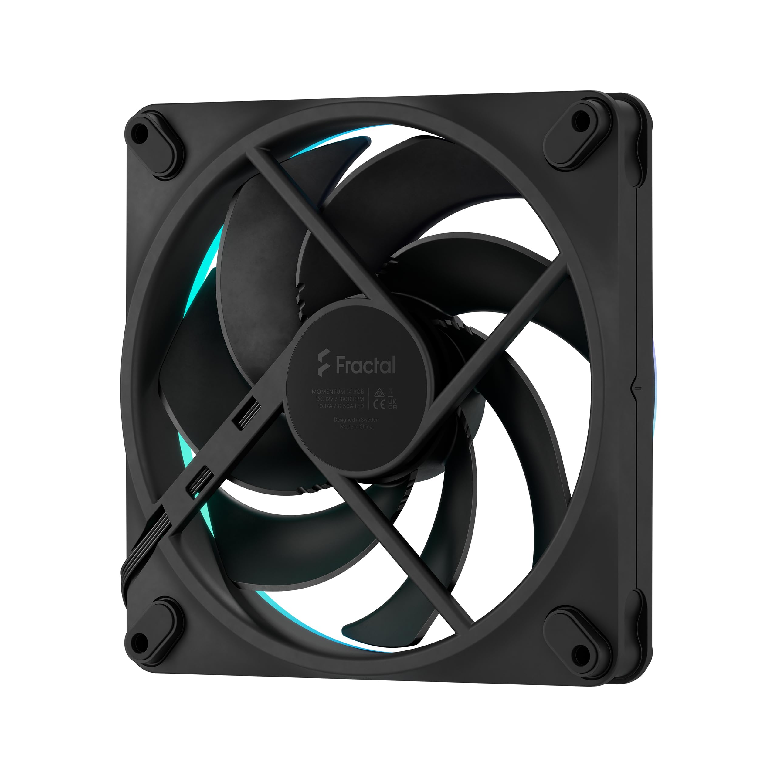 Fractal Design Momentum 14 RGB, czarny - wentylator komputerowy