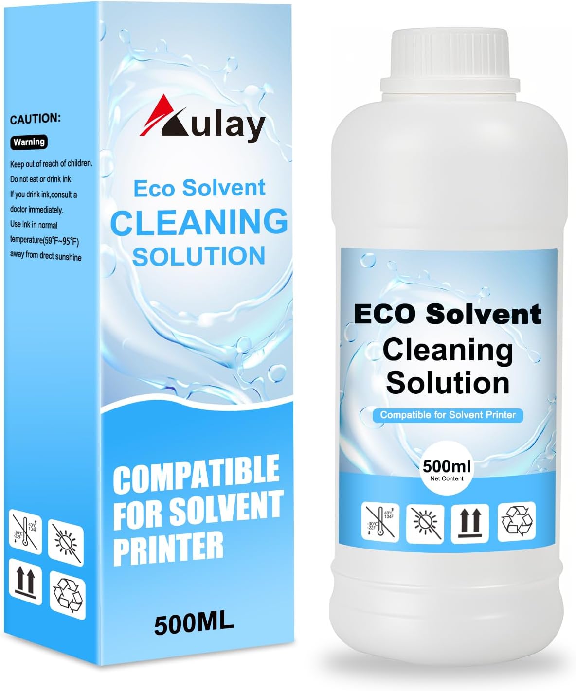 Eco Solvent Ink Cleaning Solution Printhead Cleaner Cleaning Liquid Use for Roland Mutoh Mimaki DX XP600 For Roland eco ink 500ML