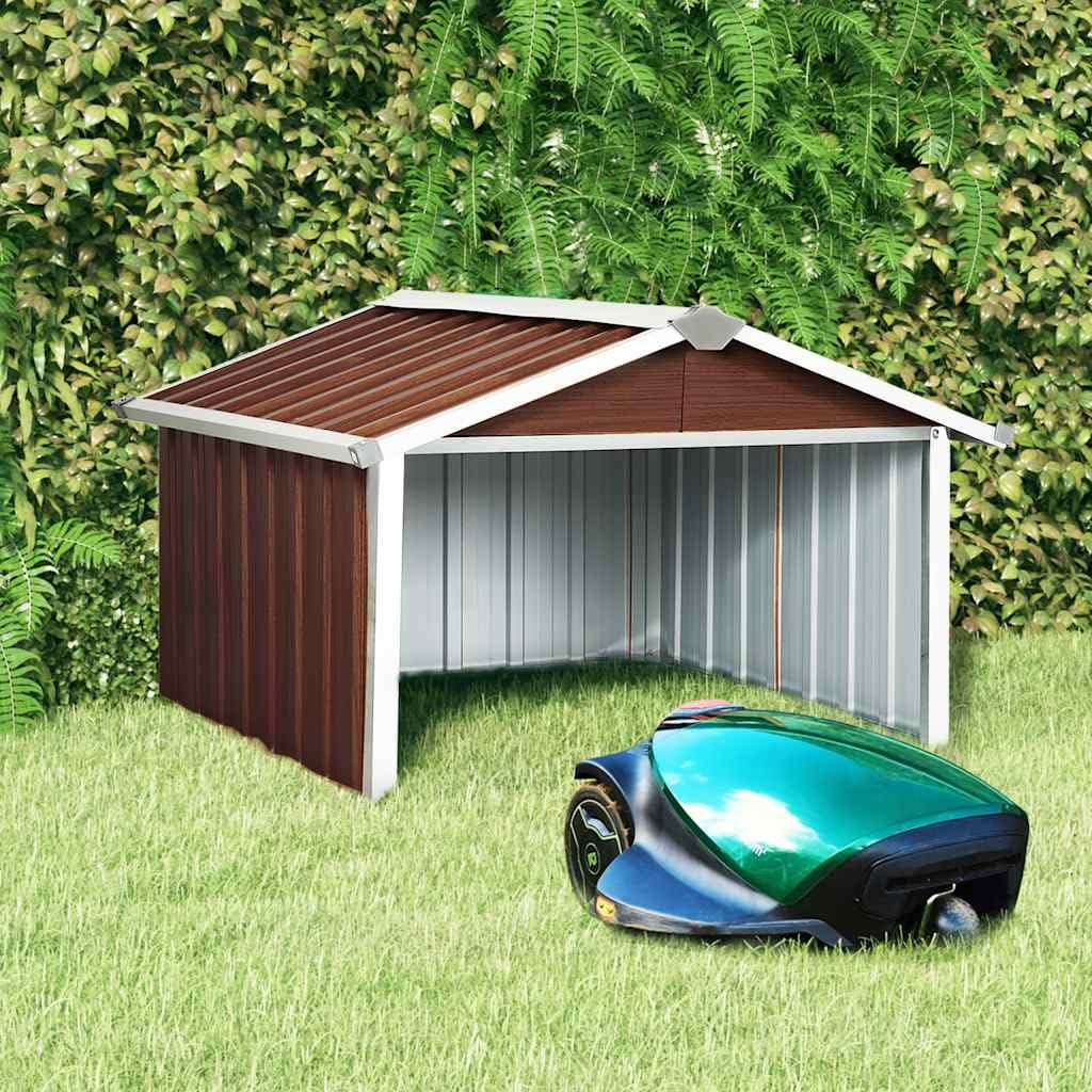 Générique Abri pour Robot de Jardin 92x97x63 cm Acier galvanisé Marron,Maison & Jardin, Pelouses & Jardins, Vie en extérieur, Structures extérieures, Cabanes & abris de Jardin, Brun (Poids 8.7KG)