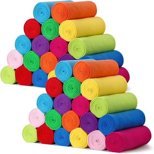 Miniatura 11 de 20 piezas de mantas de forro polar gris a granel de 50 x 60, juego de mantas suaves y ligeras para cama, sofá, sofá cama, mantas acogedoras a granel