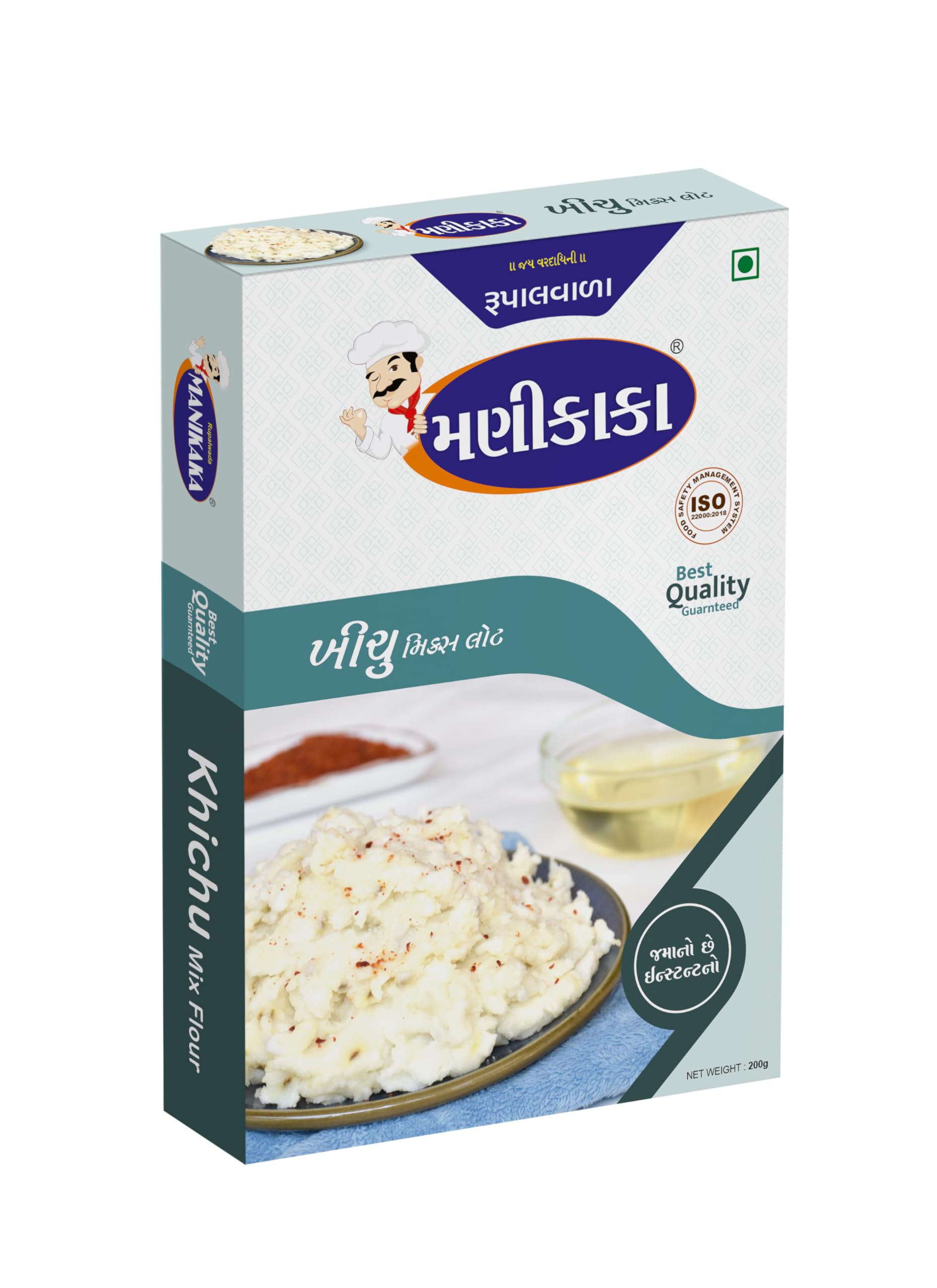Manikaka Instant Khichu Mix, Traditional Gujarati Snack Mix Flour, 200g-picture-15