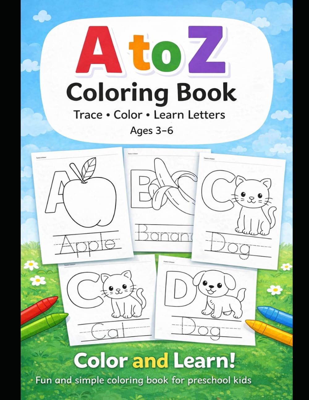 My First A to Z Coloring Book