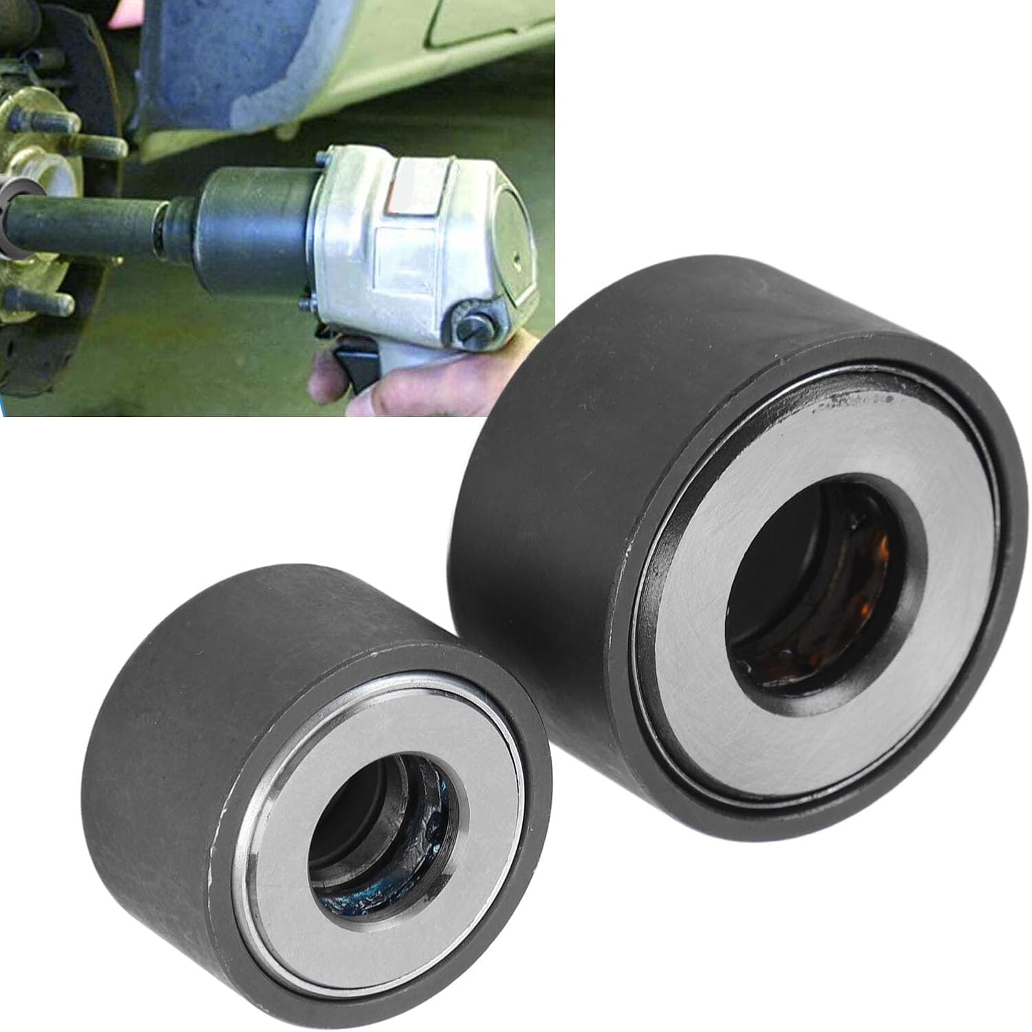 Automotive Wheel Stud Installer Tool, Metal Rotating Bearing for 14mm and 22mm Wheel Studs, Perfect for Light Duty Truck and Cars