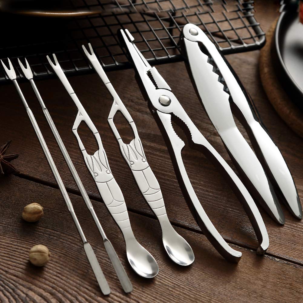 6 Fourchettes à Homard HENDI - Inox 205 Mm, Lave-vaisselle