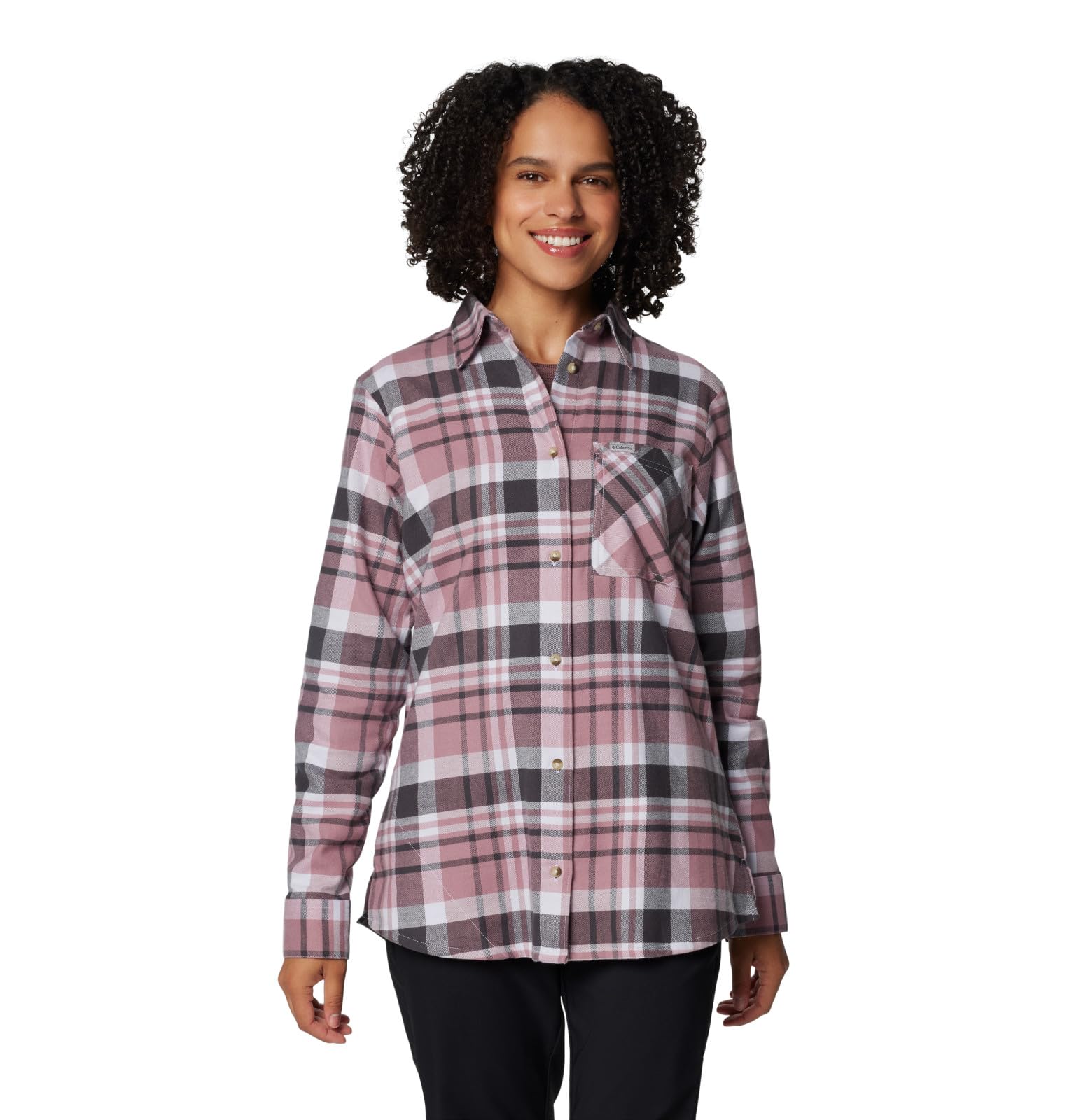 Columbia Damen Calico Basin Flannel Long Sleeve Shirt Calico Basin Langarm-Flanellhemd