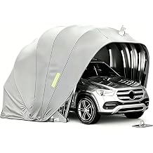 Retractable Carport Steel Lockable Folding Car Awning Shelter