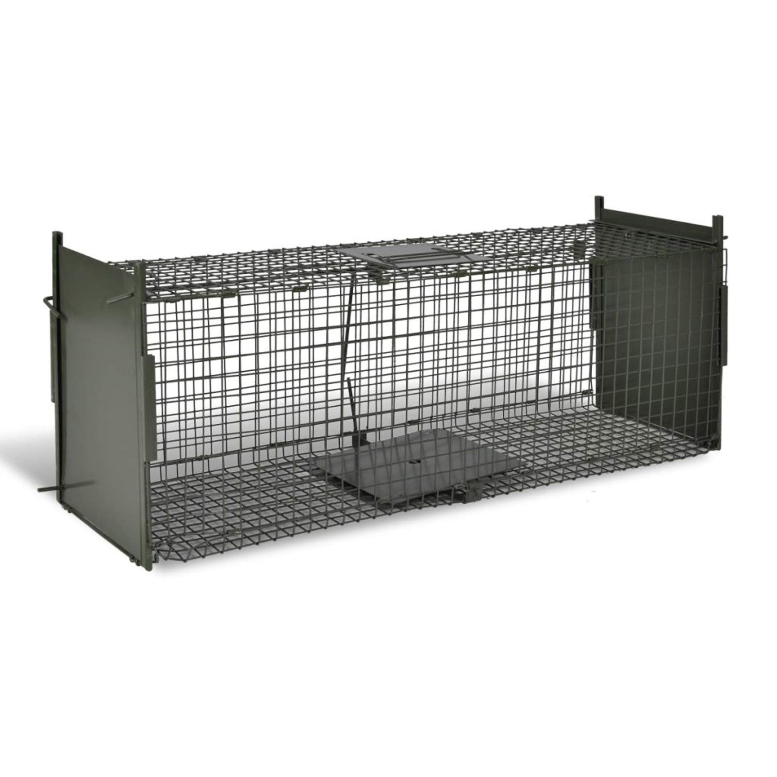 LAPOOH Trampa para Animales Vivos 2 Puertas, Trampa para Gatos, Jaula Trampa Pajaros, Jaula Trampa Palomas, Jaulas Atrapa Gatos, Jaula Trampa para Conejos
