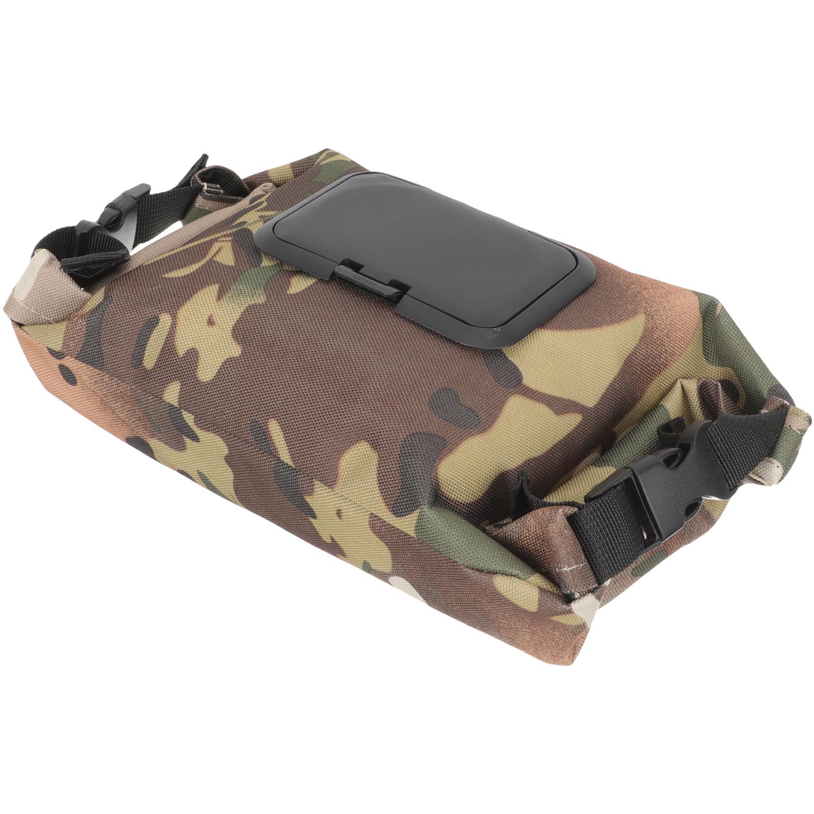 Bolsa porta pañuelos de lona verde camuflaje Veemoon para camping