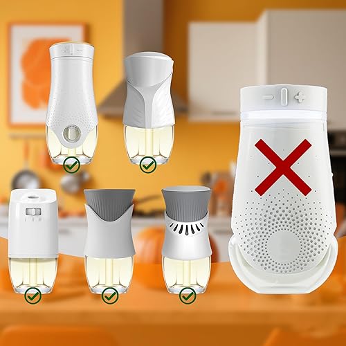 Miniatura 2 de Recambios de ambientador enchufable, paquete de 8  4 aromas de repuesto de aceite esencial compatible con Glade & Air Wick  Aceites perfumados de