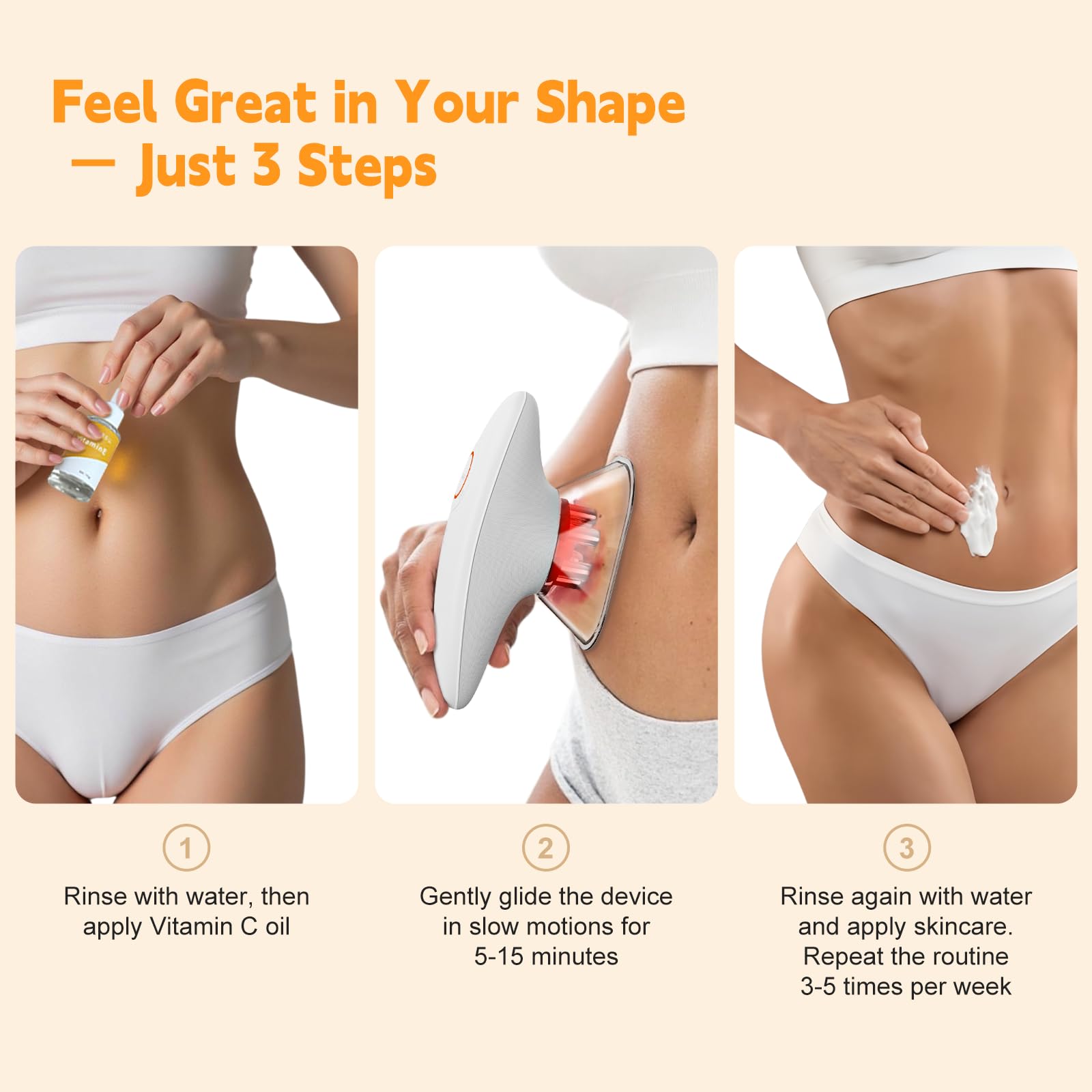 cotsoco 3-in-1 Body Sculpting Machine - Cellulite Remover Massager for Stomach, Arms, Legs, Lymph Drainage Massage & Skin Firm Tool at Home for Women: Blue